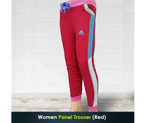 Women Panel Trouser (Red)